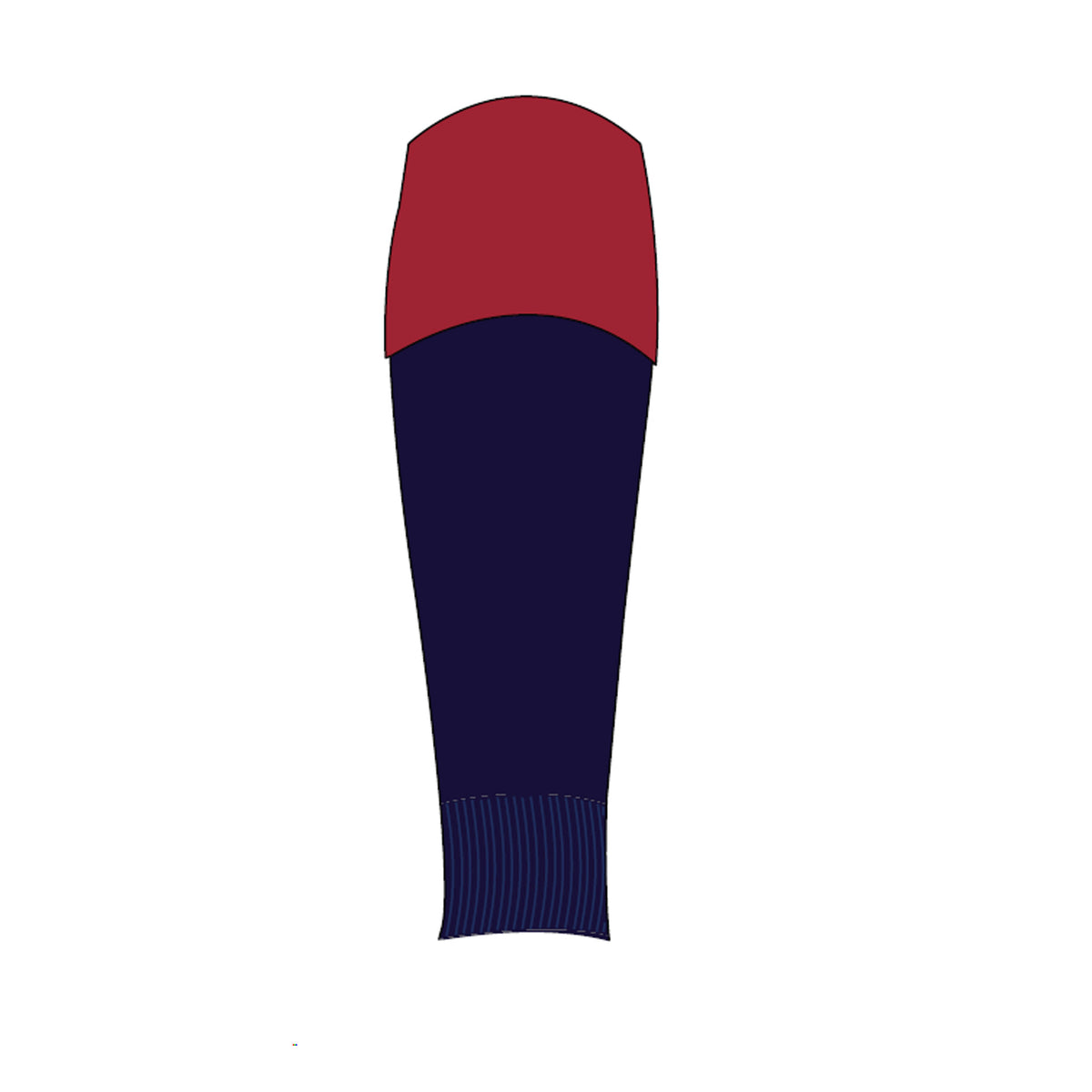 Royal Grammar School Senior Games Socks Navy Footless