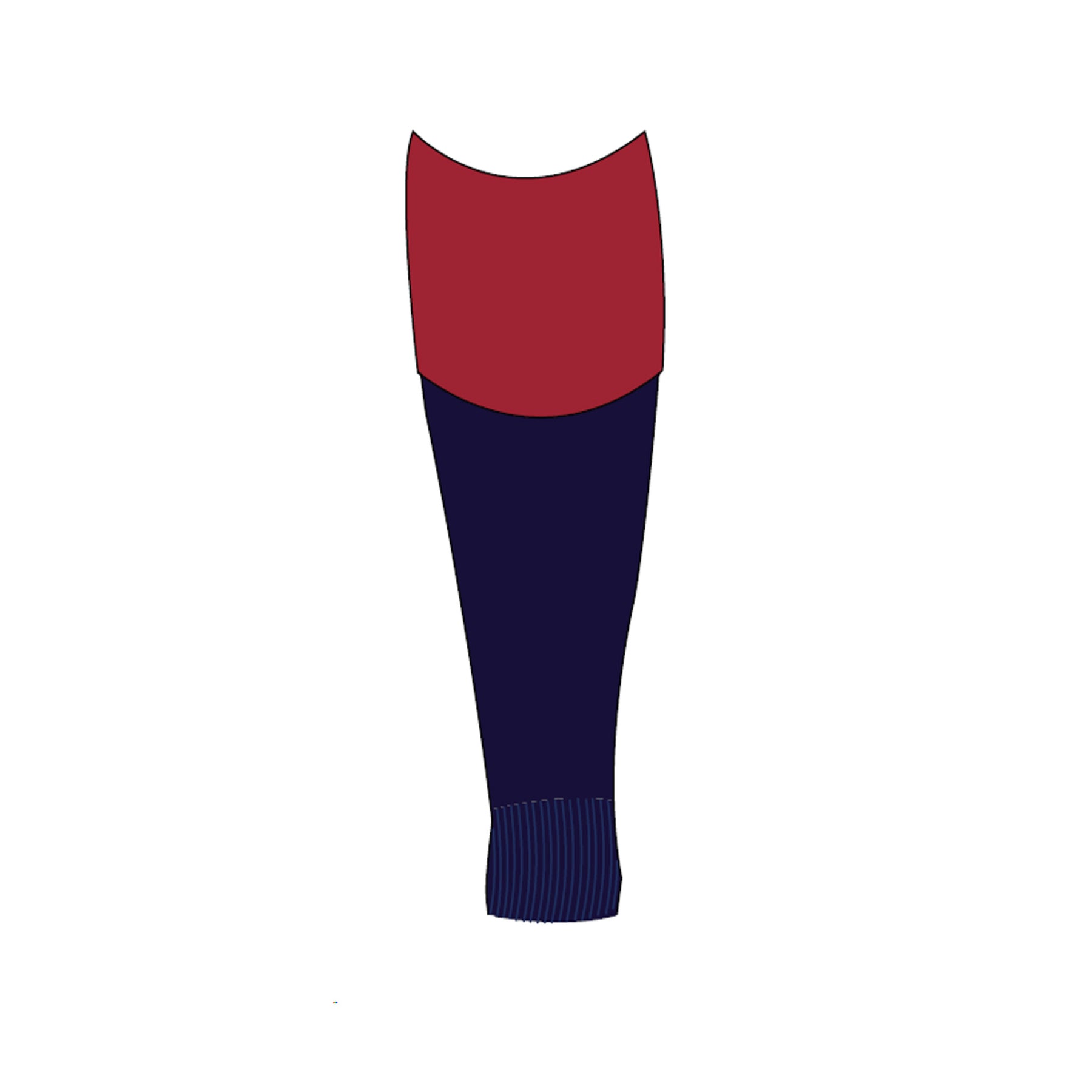 Royal Grammar School Senior Games Socks Navy Footless
