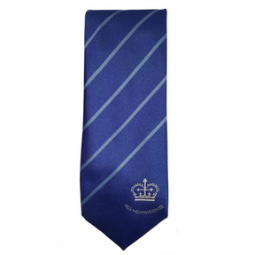 Royal Grammar School Tie Yr7: Sapphire/Lt Blue