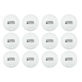 Kookaburra Saturn Dimple Hockey Ball - 12 Pack: White