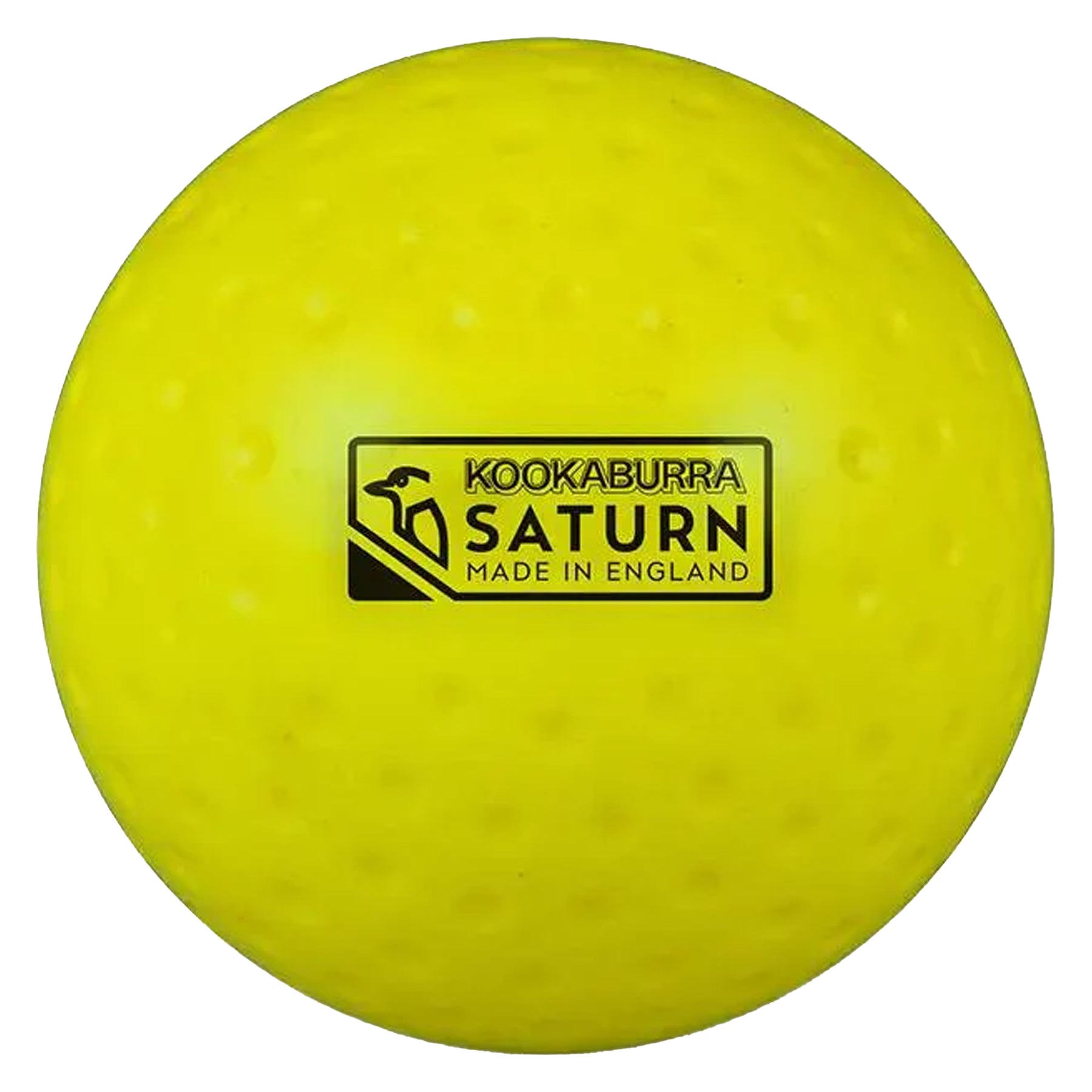Kookaburra Saturn Dimple Hockey Ball: Yellow
