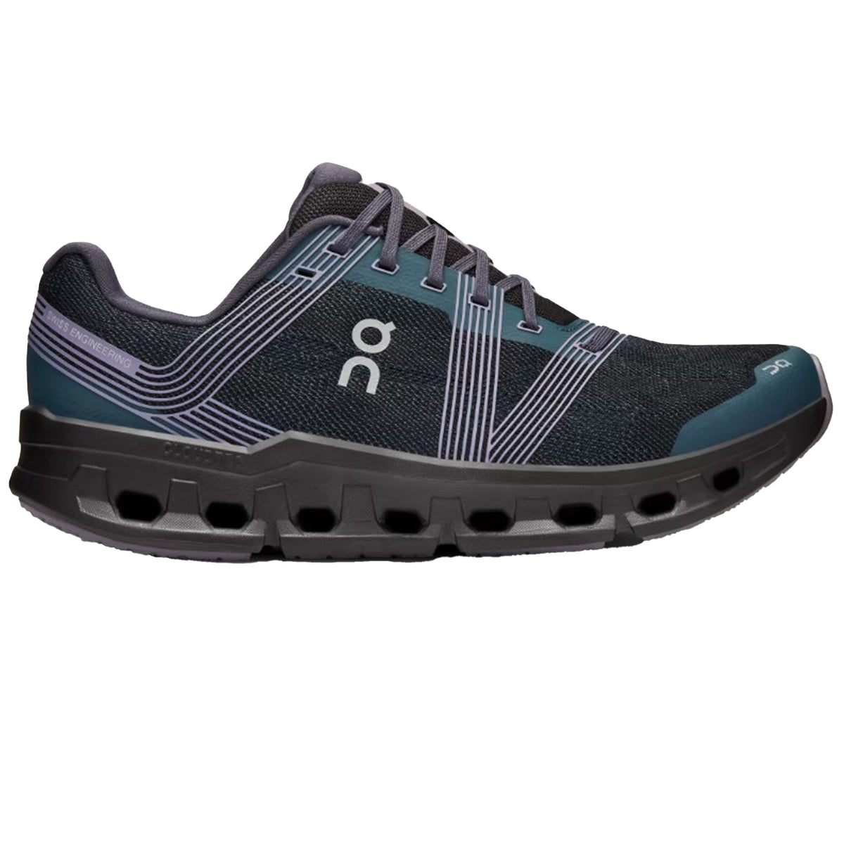 On Cloudgo Mens Running Shoes: Storm/Magnet