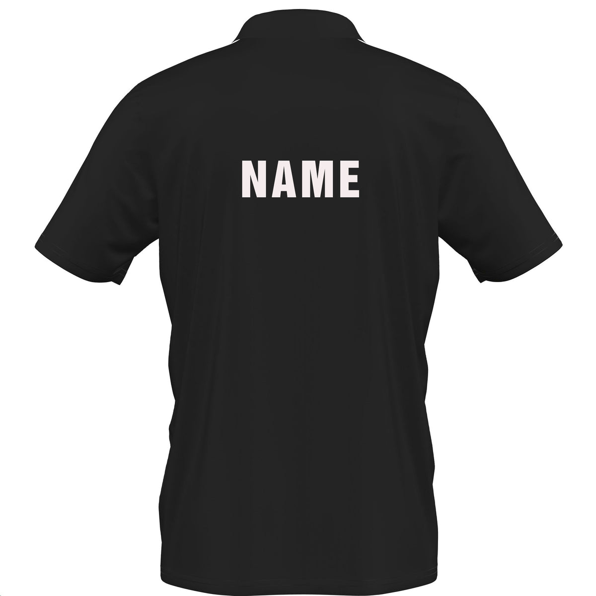 Sports Nut Polo Top: Black