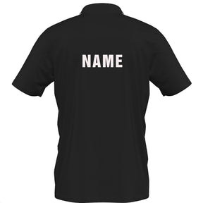 Sports Nut Polo Top: Black