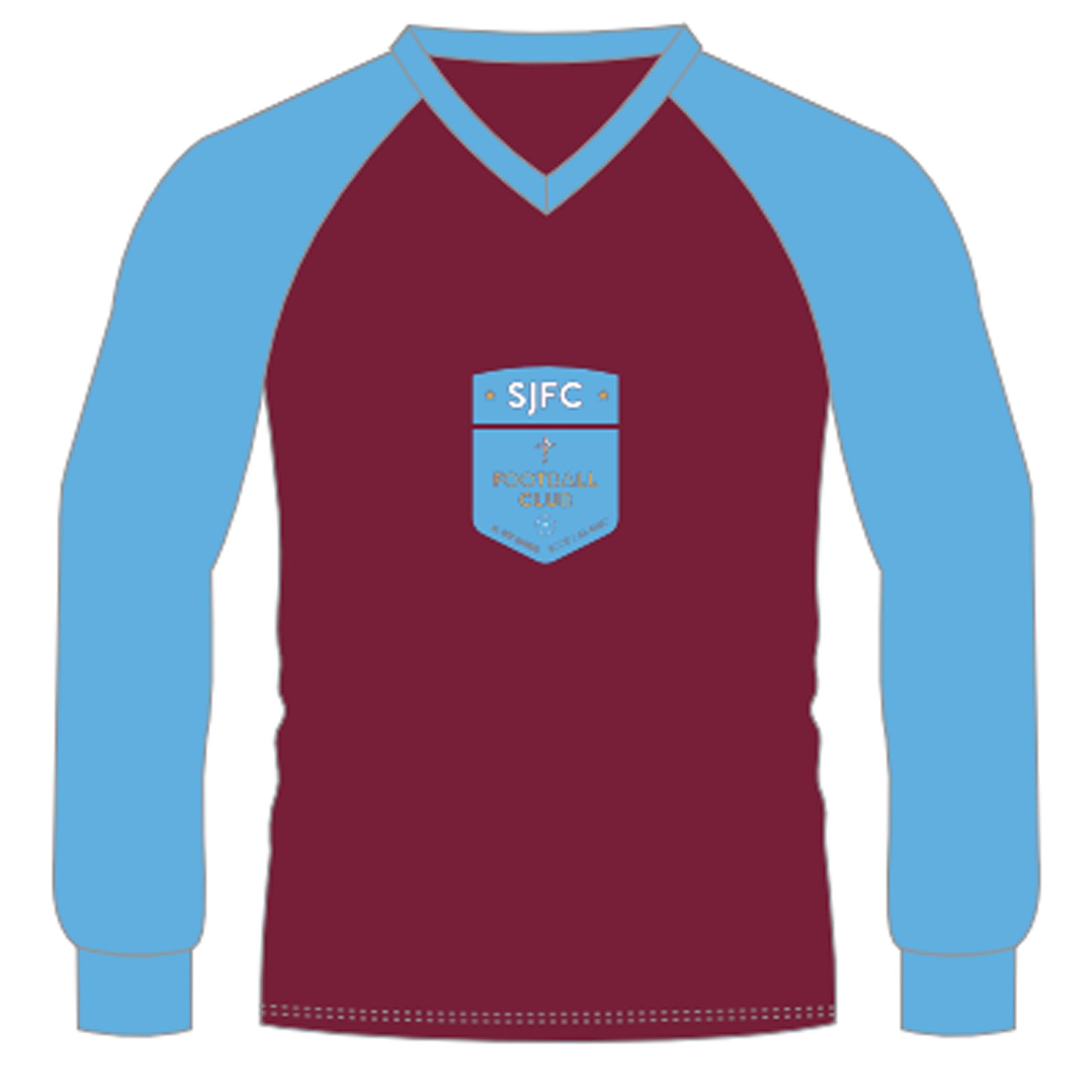 St James FC Shirt: Mar/Sky