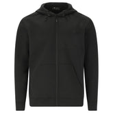 Virtus Taro Mens Technical Zip Hoodie: Black