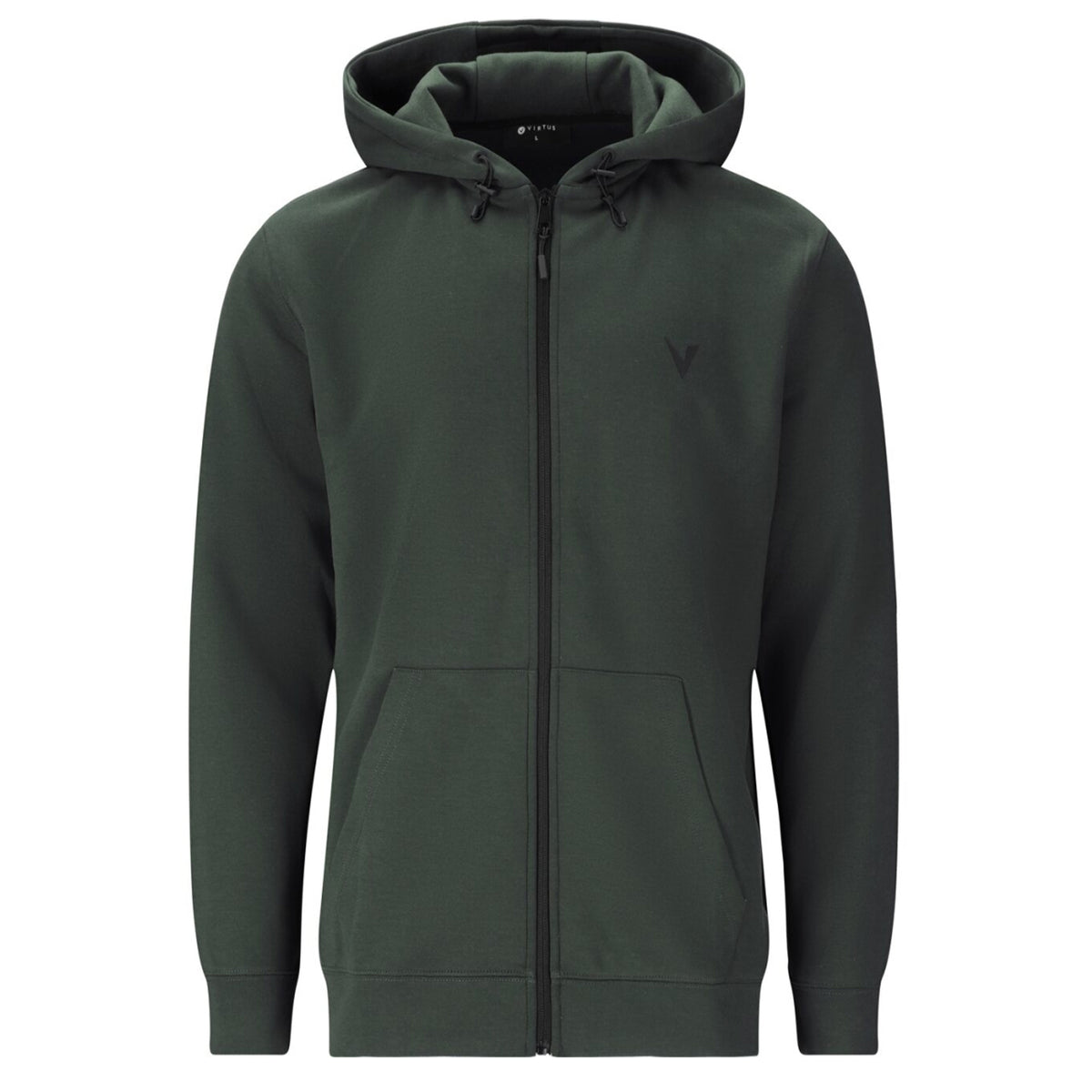 Virtus Taro Technical Full Zip Mens Hoody: Stormy Sea