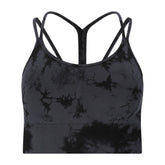 Athlecia Theresa Womens Tie Dye Seamless Bra: Nine Iron
