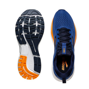 Brooks Trace 3 Mens Running Shoes: Blue/Peacoat/Orange