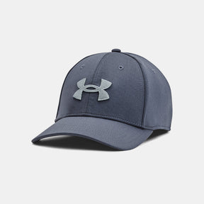 Under Armour Blitzing Baseball Cap: Downpour Grey/Harbour Blue