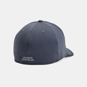 Under Armour Blitzing Baseball Cap: Downpour Grey/Harbour Blue