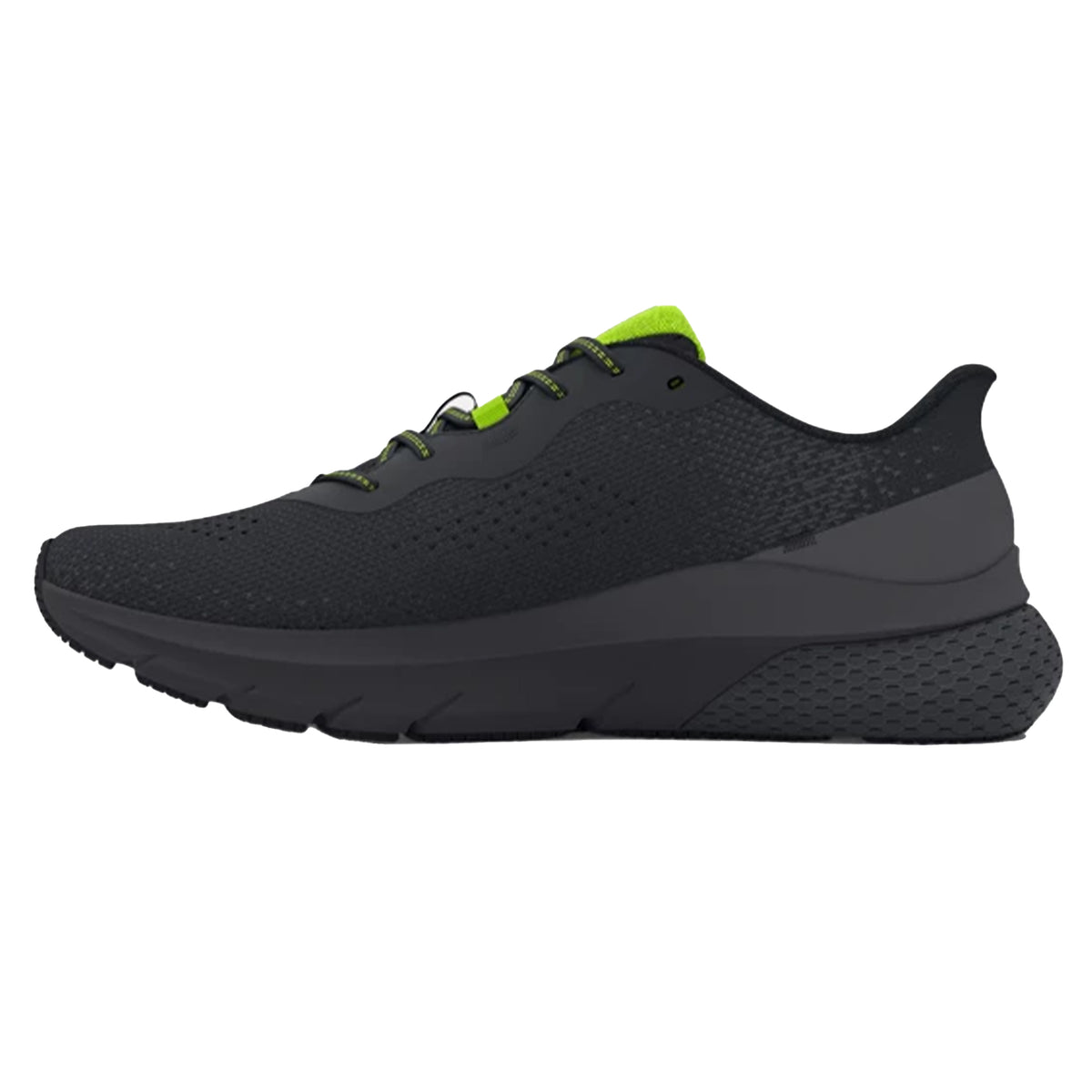 Under Armour HOVR Turbulence 2 Kids Running Shoes: Black/Yellow