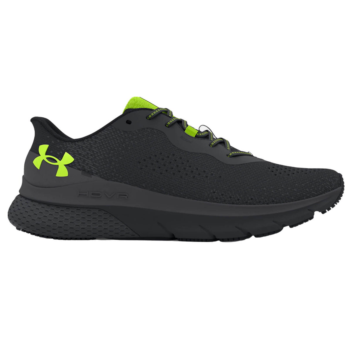 Under Armour HOVR Turbulence 2 Kids Running Shoes: Black/Yellow