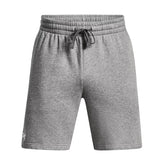 Under Armour Mens Rival Fleece Shorts: Heather Grey