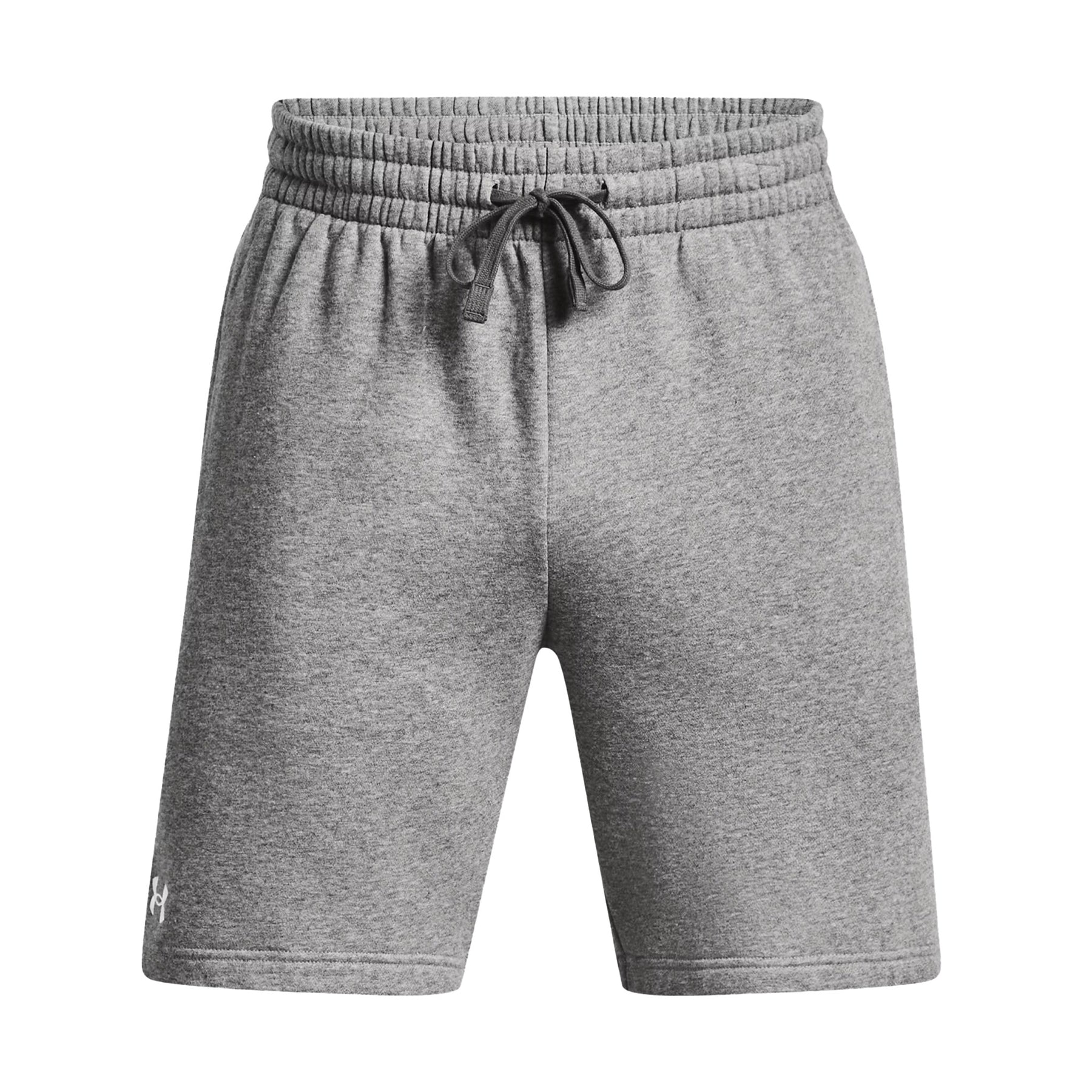 Under Armour Mens Rival Fleece Shorts: Heather Grey