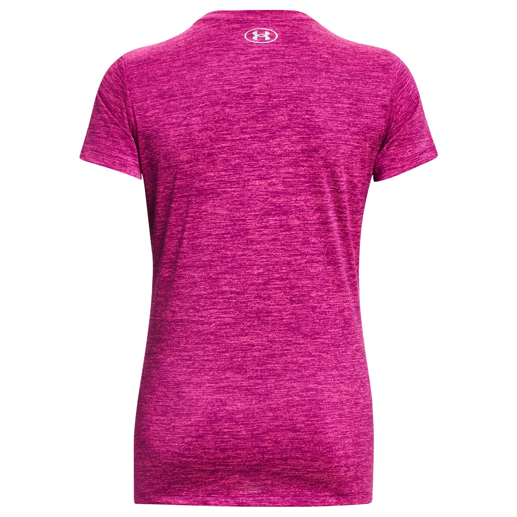 Under Armour Womens Tech Twist V-Neck Tee: Mystic Magenta