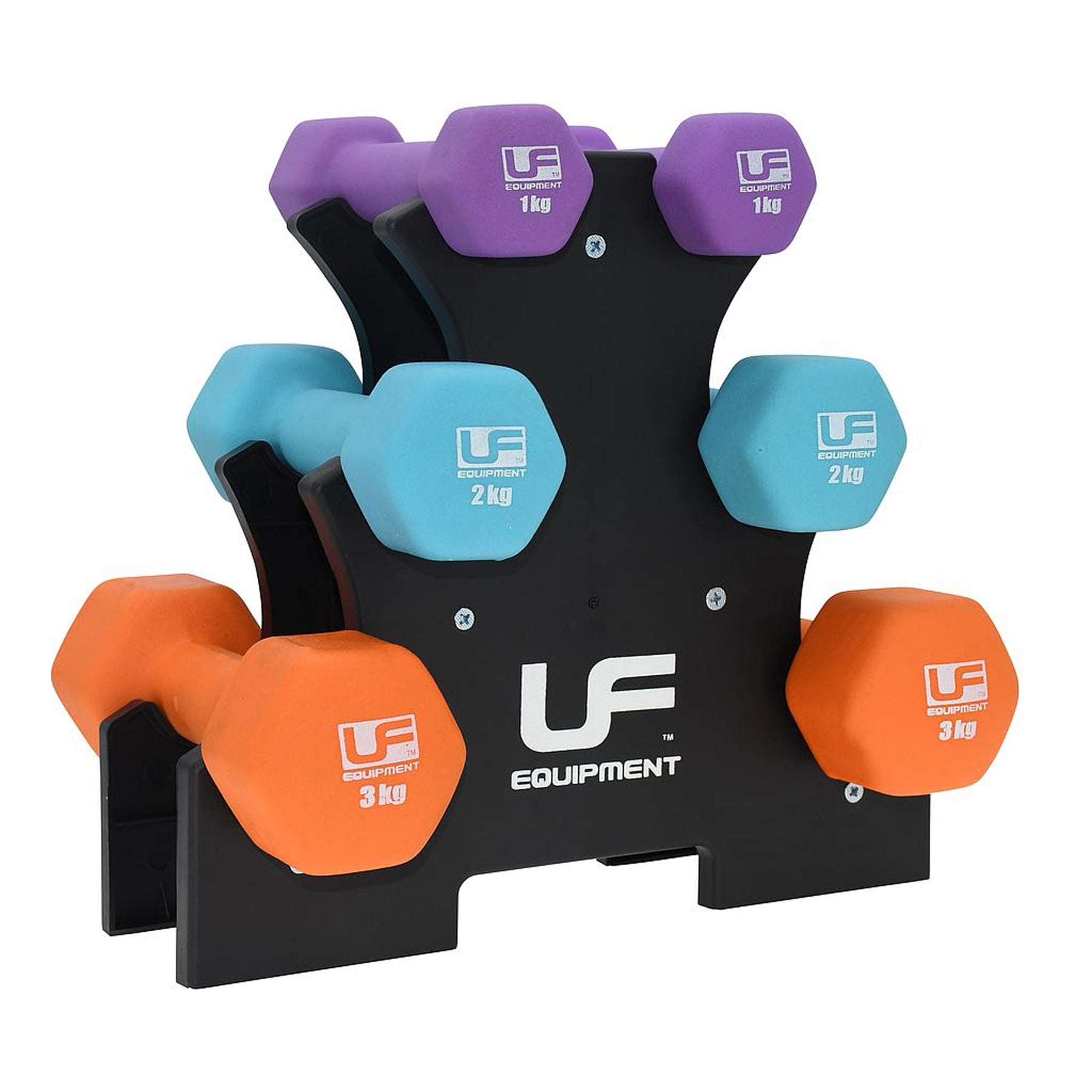 Urban Fitness 12kg Dumbbell Tree Set