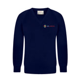 ICS V Neck Jumper: Navy