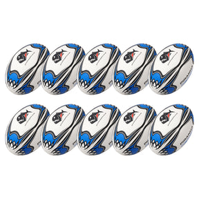 Piranha Warrior Rugby Ball Size 5 (Pack of 10)
