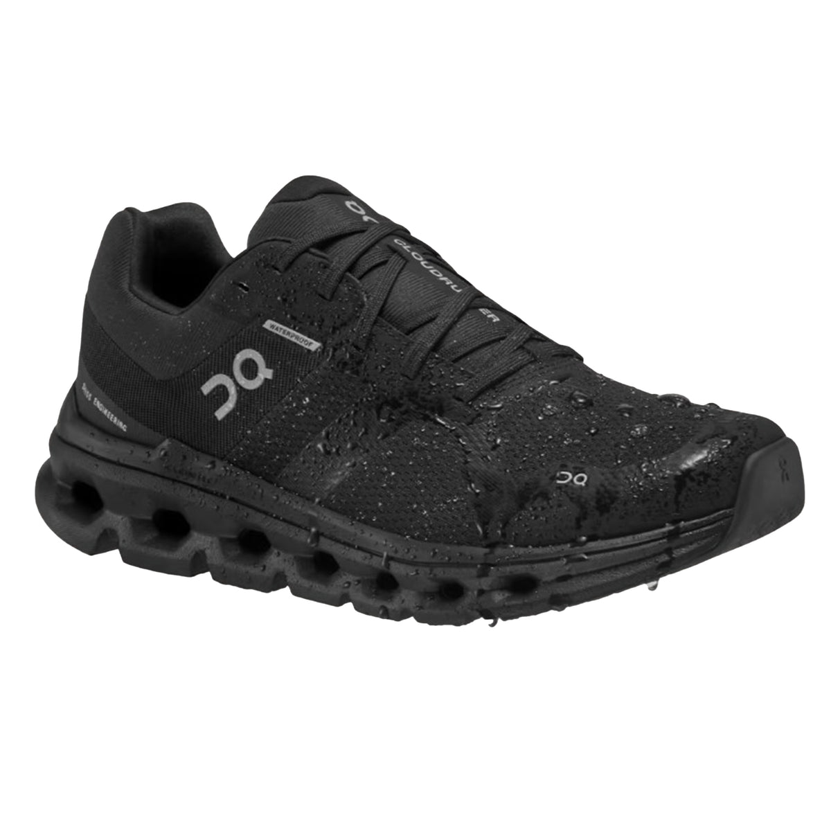 On Cloudrunner Waterproof Mens Running Shoes: Black