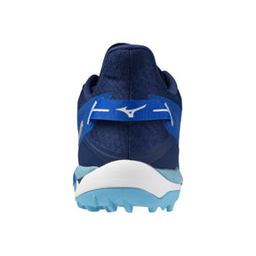 Mizuno Wave Leopardus Astro Hockey Shoes: Mugen Blue/White/Estate Blue