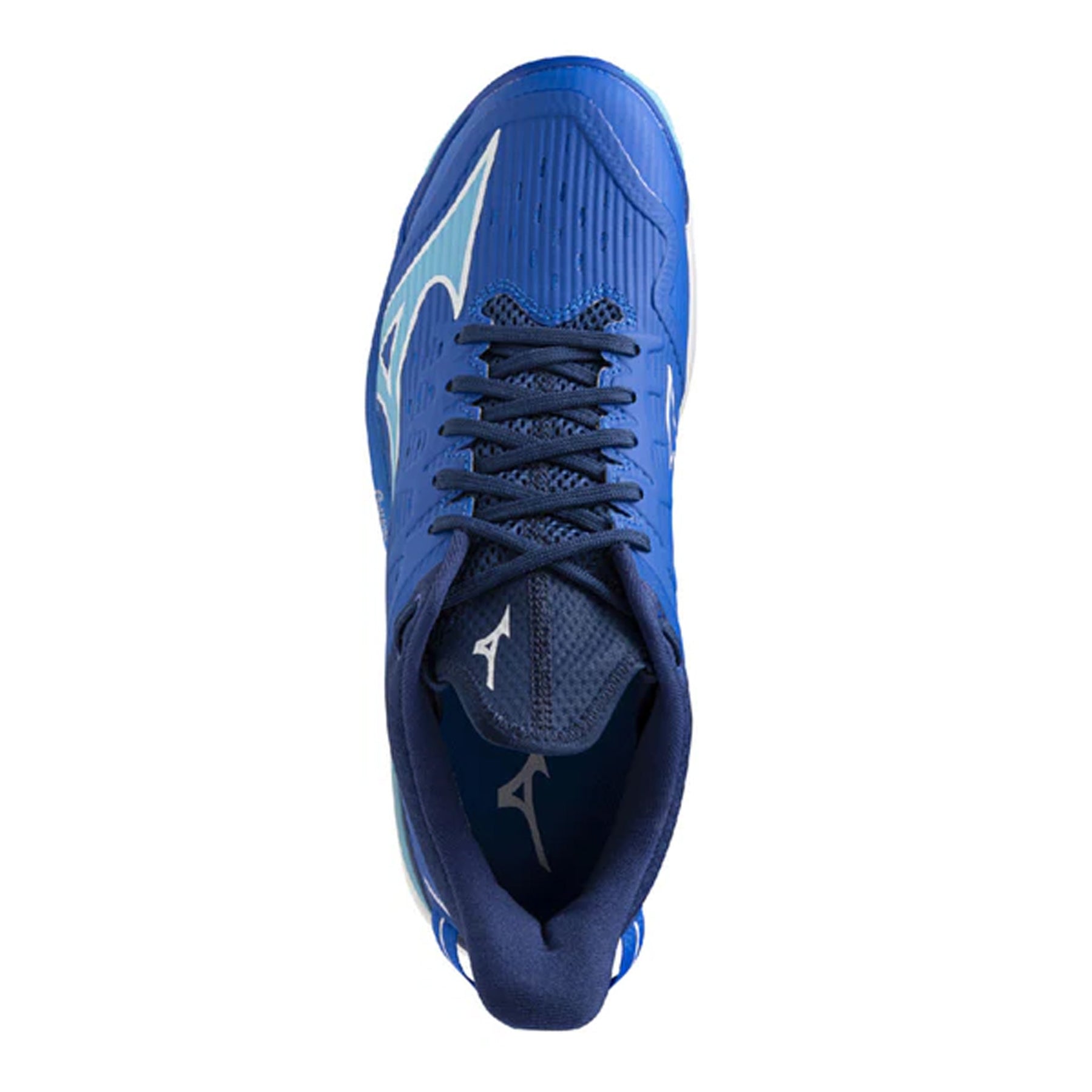 Mizuno Wave Leopardus Astro Hockey Shoes: Mugen Blue/White/Estate Blue