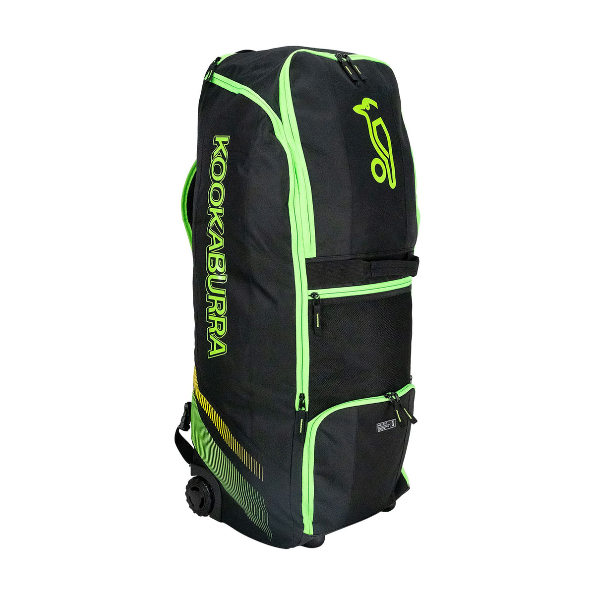 Kookaburra WD2000 Duffle Cricket Bag: Black/Green
