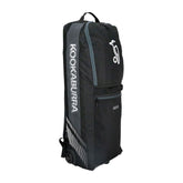 Kookaburra WD5000 Wheelie Duffle Cricket Bag 2025: Black/Grey