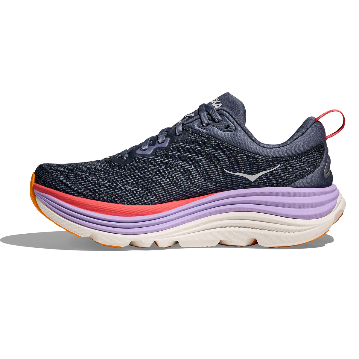 Hoka Gaviota 5 Womens Running Shoes: Anchor/Grapefruit