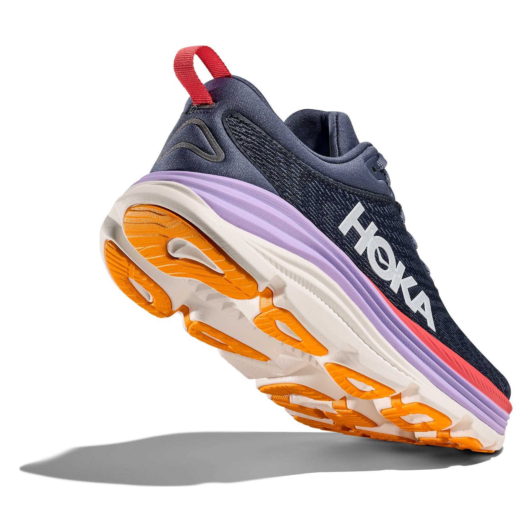 Hoka Gaviota 5 Womens Running Shoes: Anchor/Grapefruit