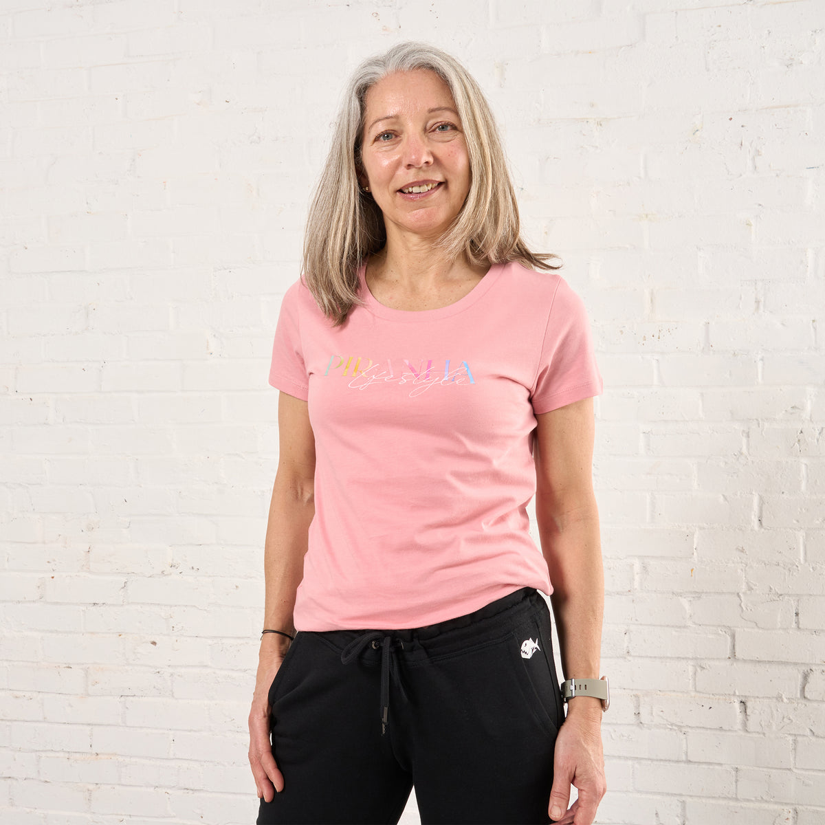 Piranha Lifestyle Womens Fitted T-Shirt: Canyon Pink