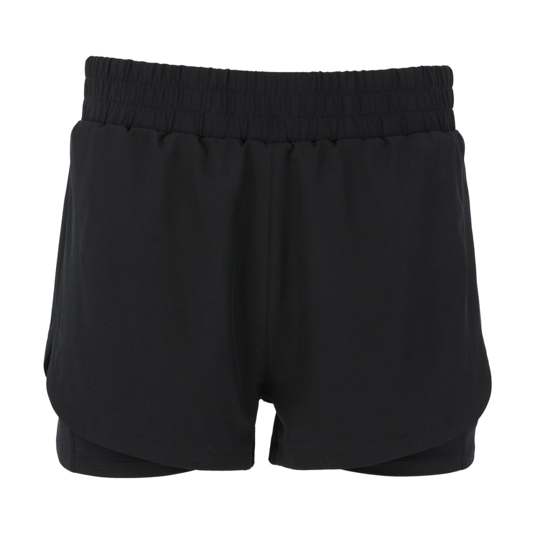 Endurance Yarol 2in1 Shorts: Black
