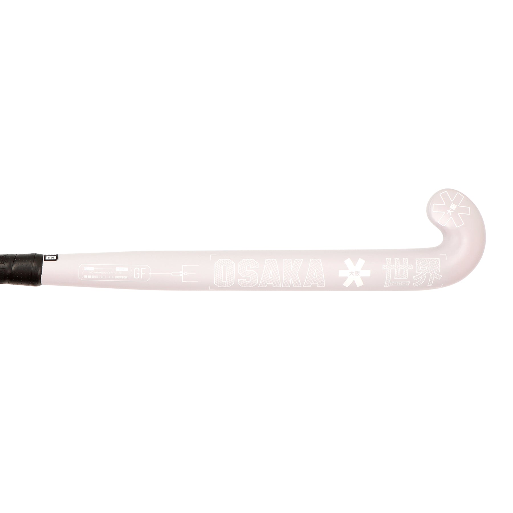 Osaka Vision GF Grow Bow Junior Hockey Stick 2022: Cotton Pink