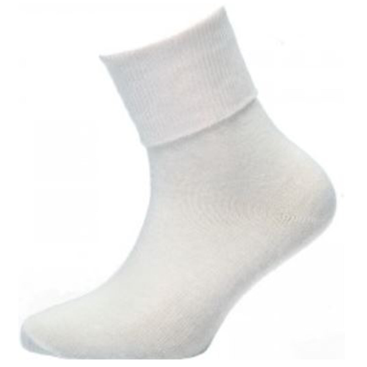 Socks Day Short: White 2pk