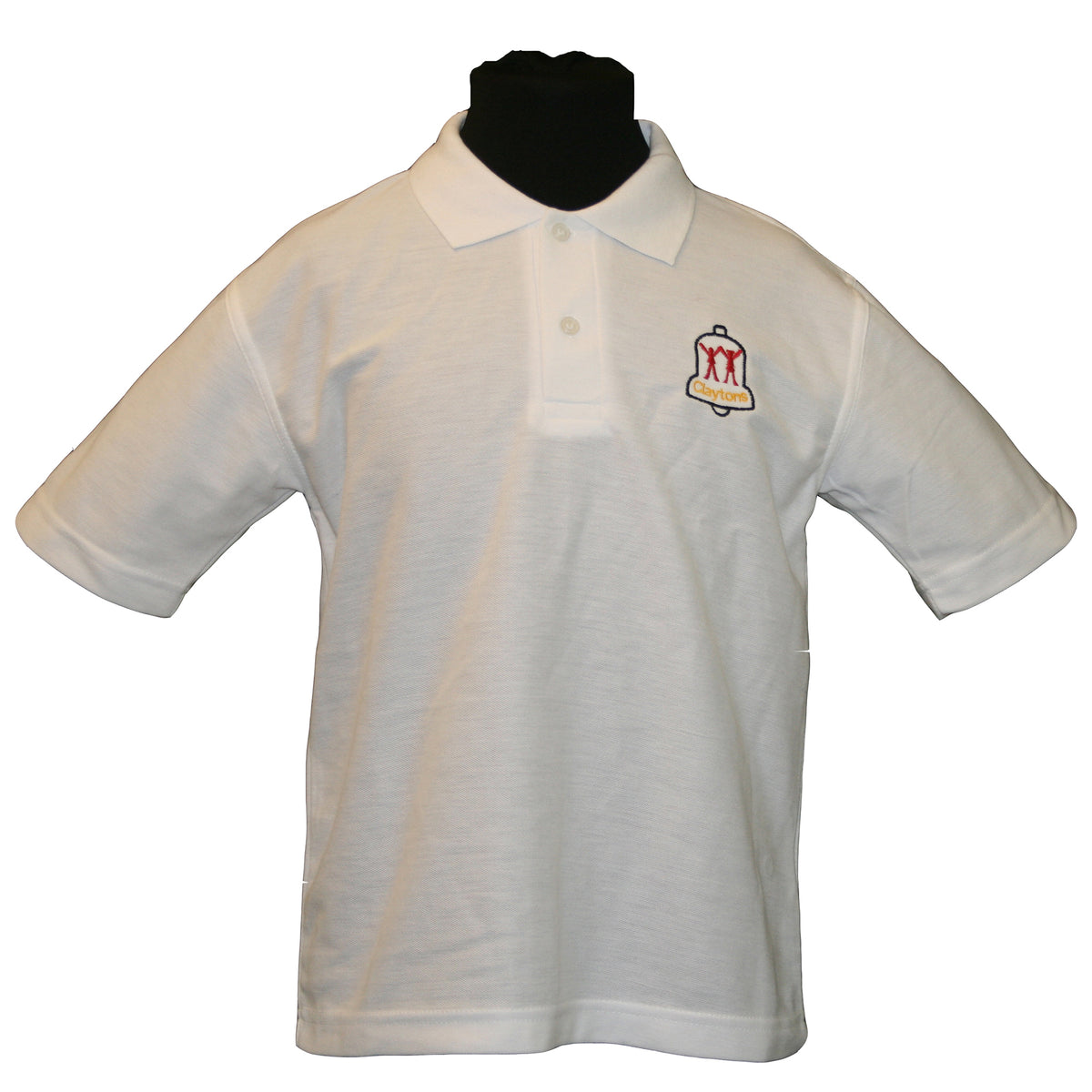 Claytons School Polo: White