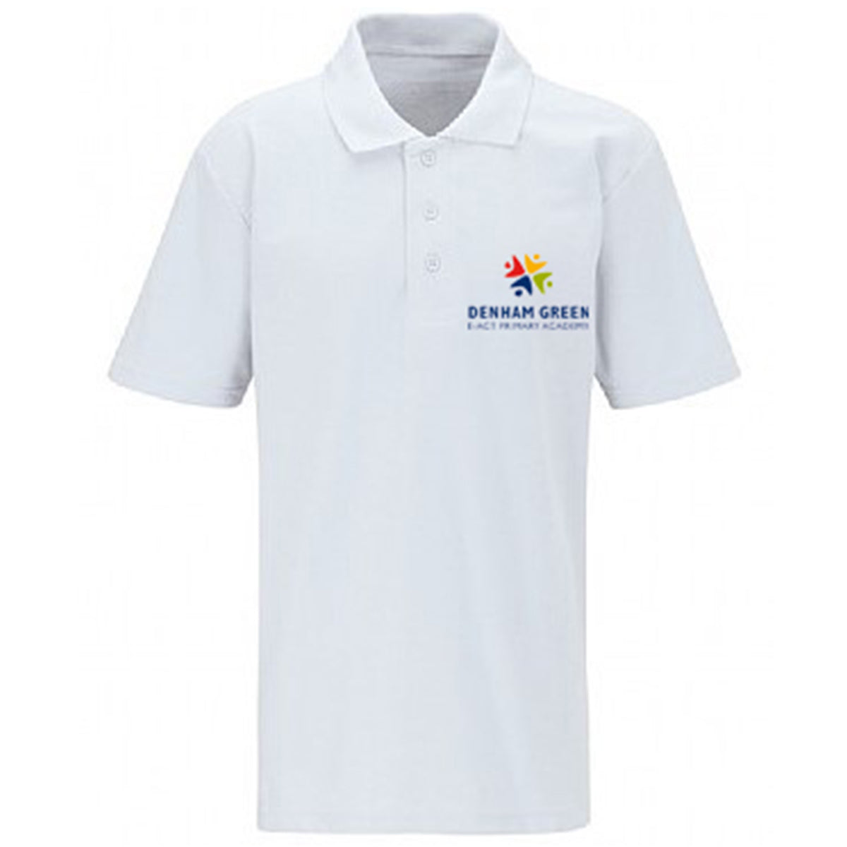 Denham Green School Polo: White
