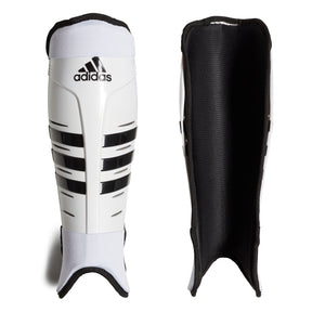 Adidas Hockey Shin Pads: White/Black - XS