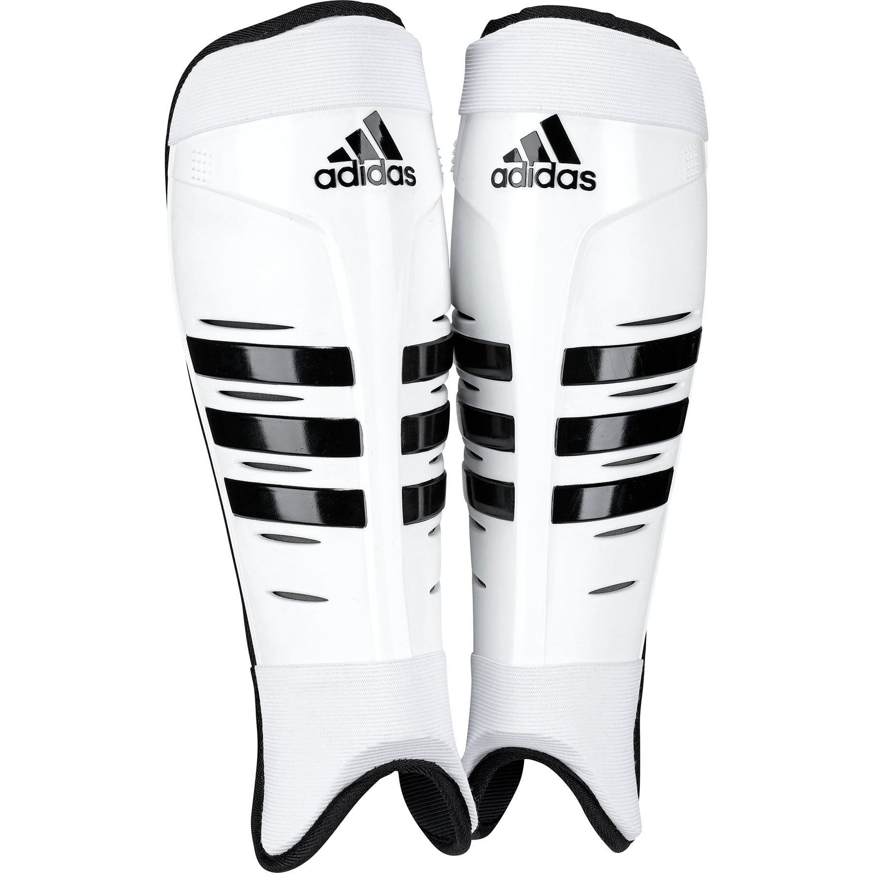 Adidas Hockey Shin Pads: White/Black - XS