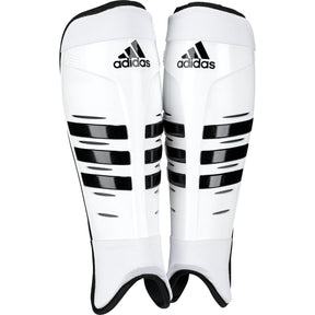 Adidas Hockey Shin Pads: White/Black - XS