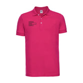 Foxtrot Oscar Mens Stretch Polo Shirt: Fuchsia