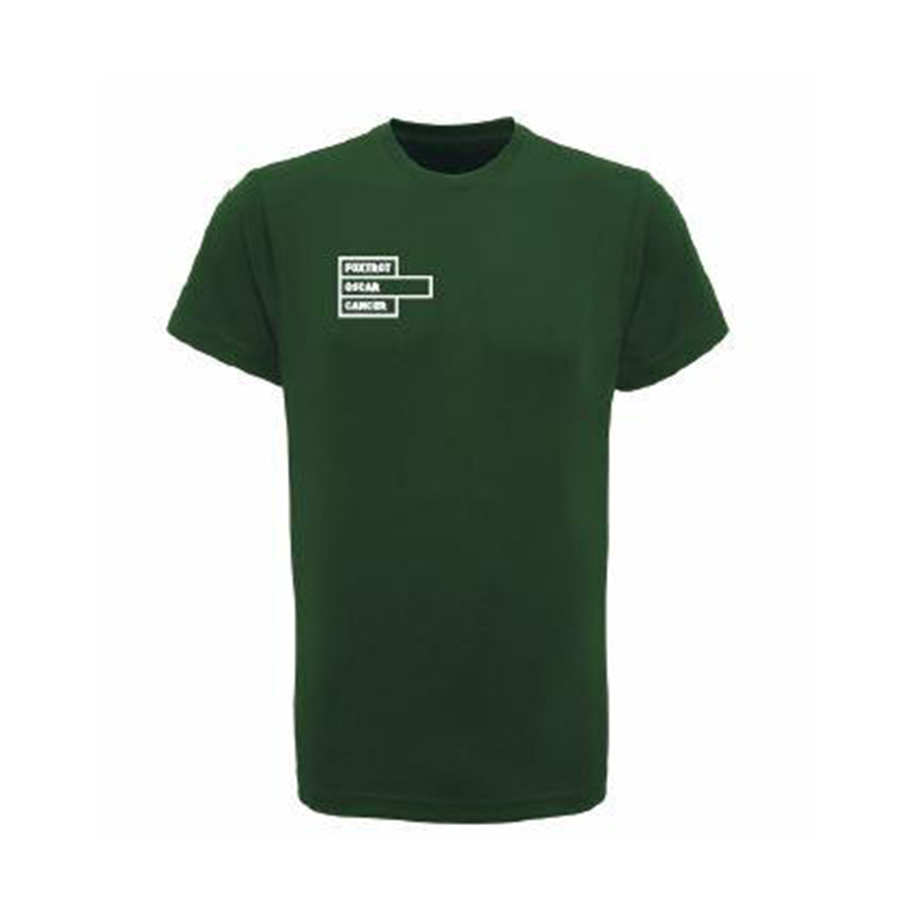 Foxtrot Oscar Gym T-Shirt: Bottle Green