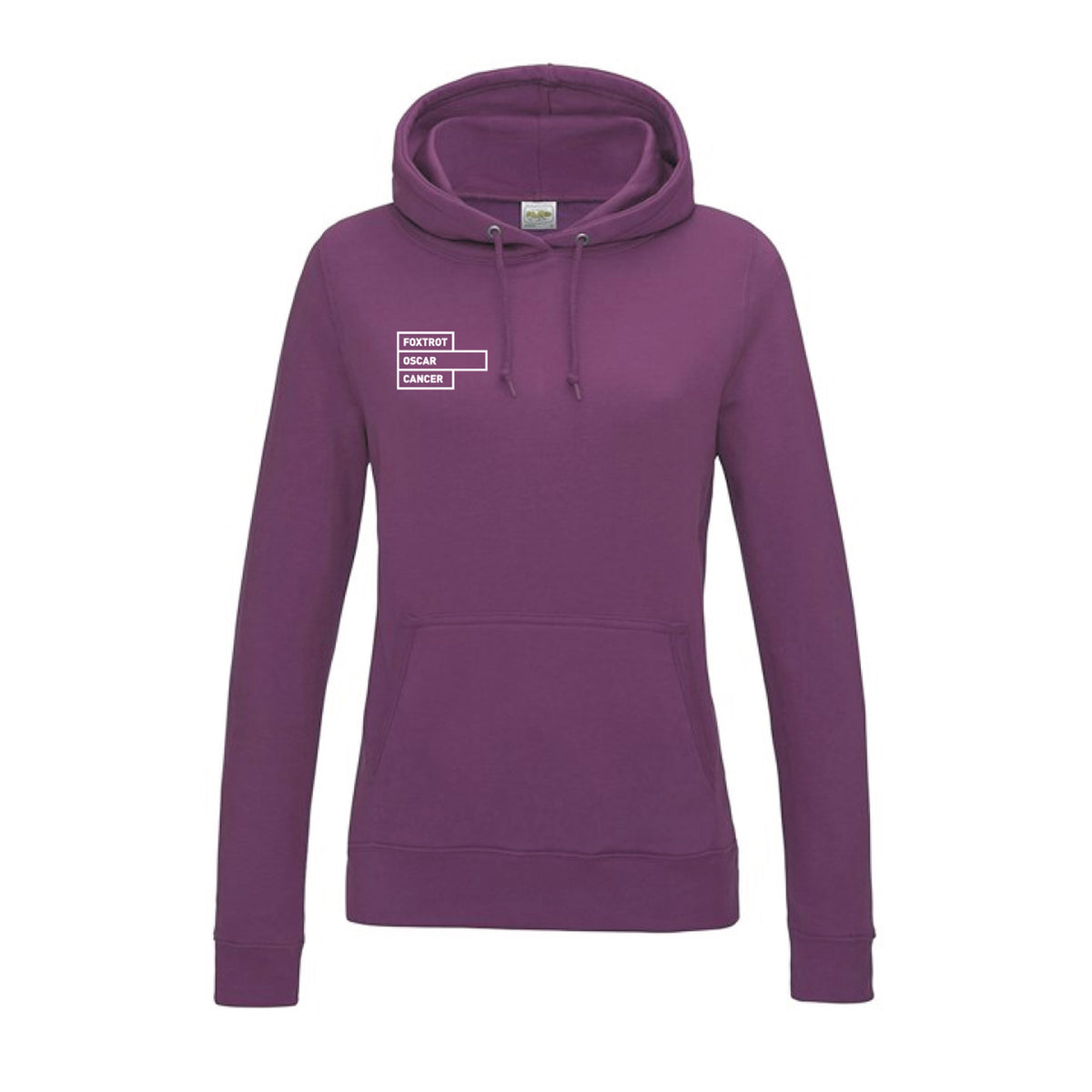 Foxtrot Oscar Womens Hoodie: Plum