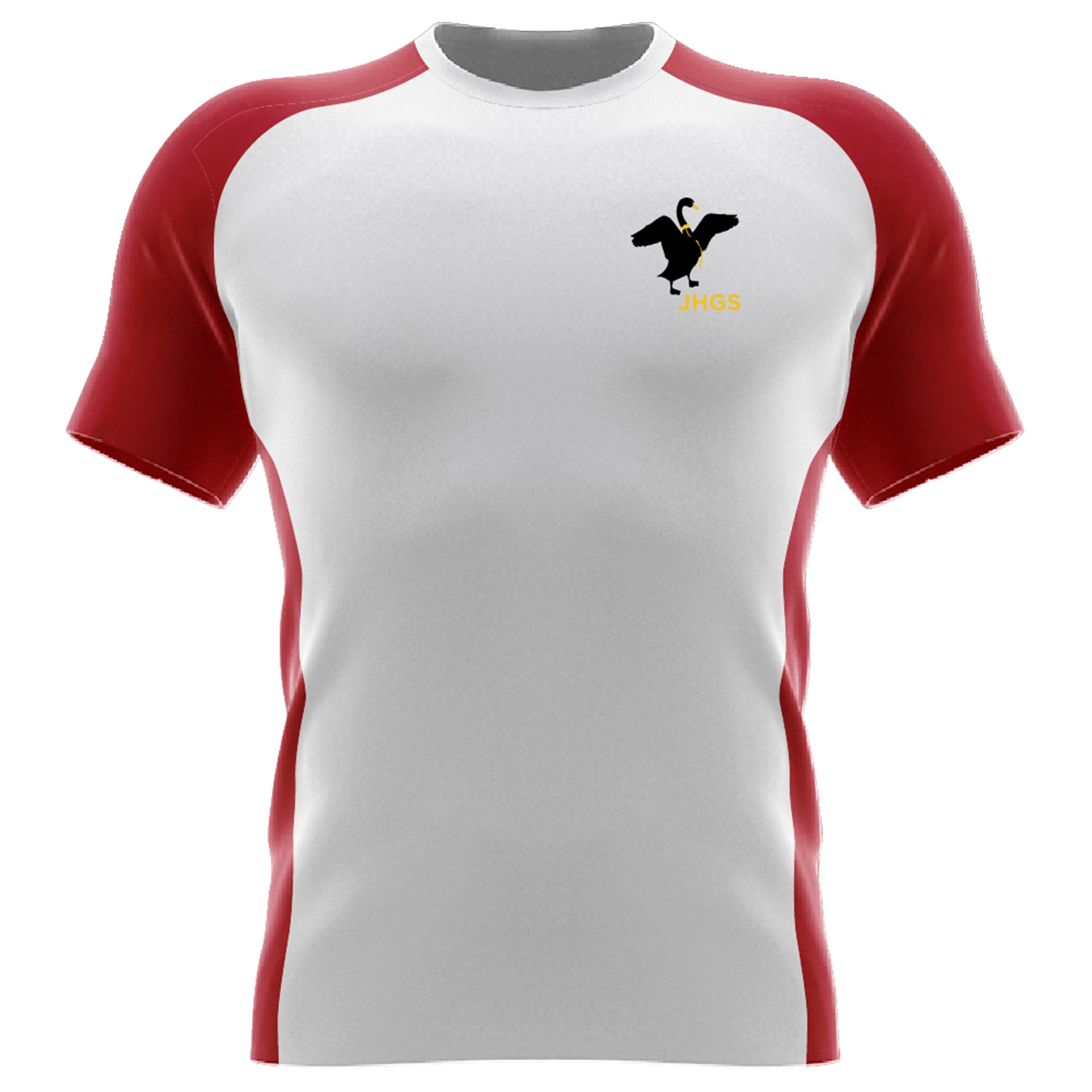 John Hampden Grammar House T Shirt: Sheraton/Red