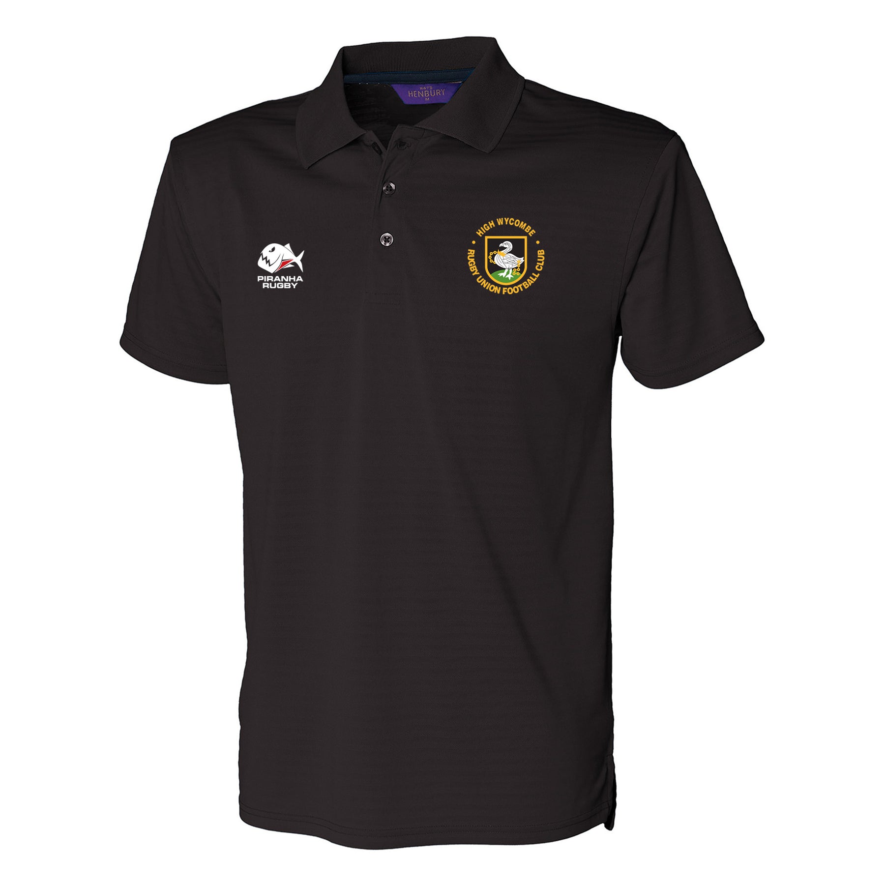 High Wycombe RFC Mens Polo: Black