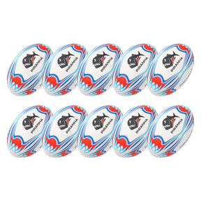 Piranha Cariba Rugby Ball Size 3 (Pack of 10)
