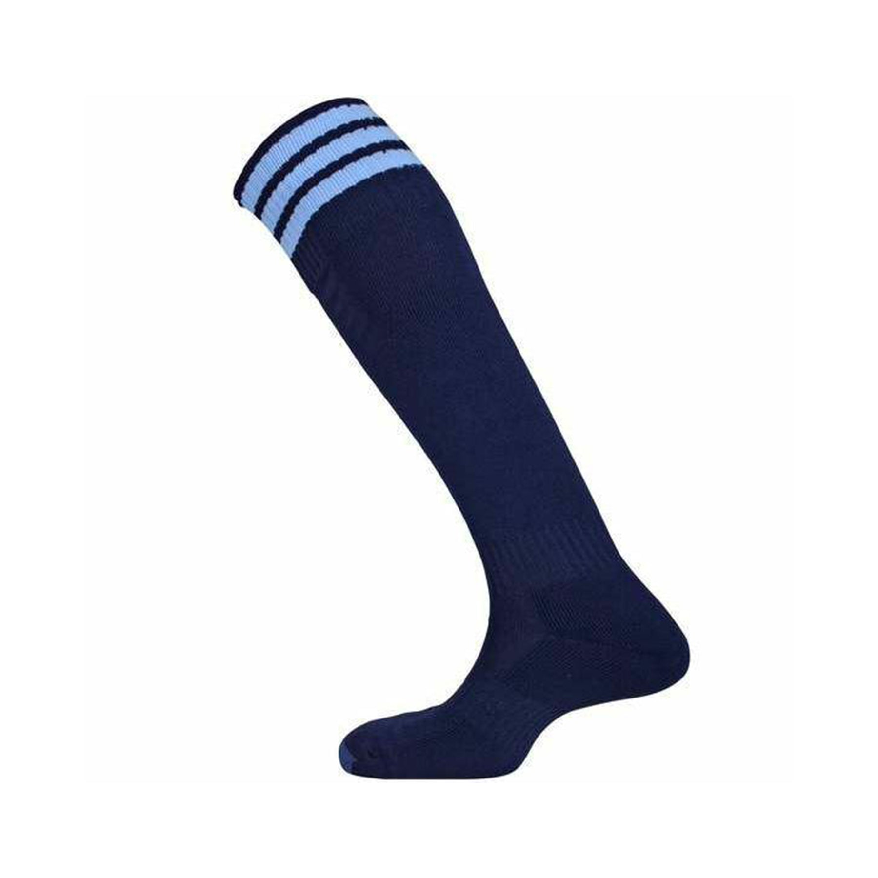 Piranha Games Socks: Navy/Sky