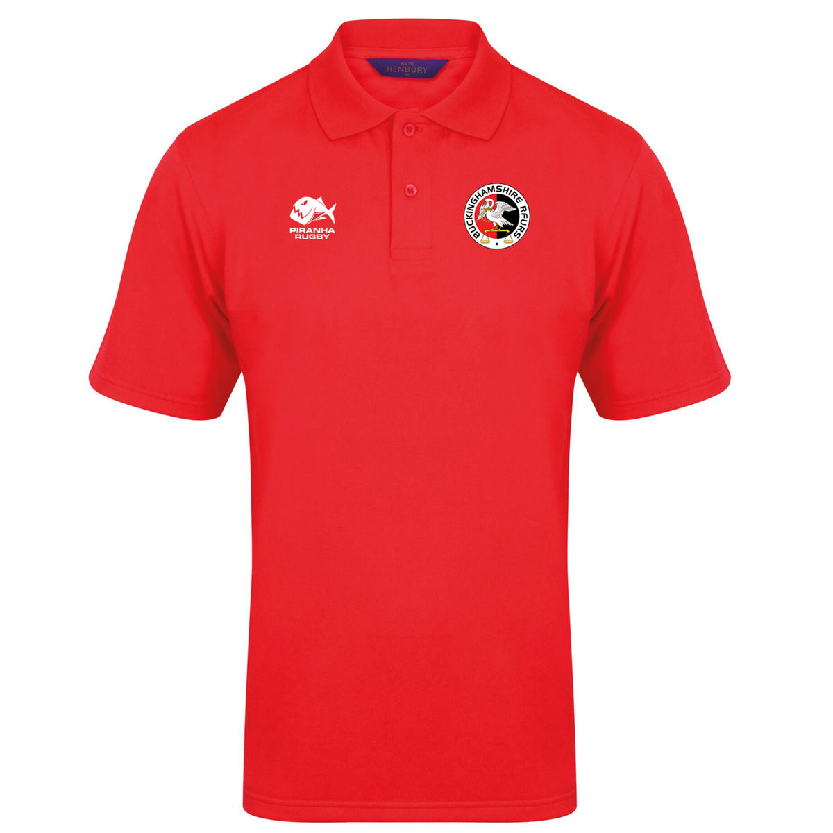 Bucks Refs Soc Polo Shirt: Red