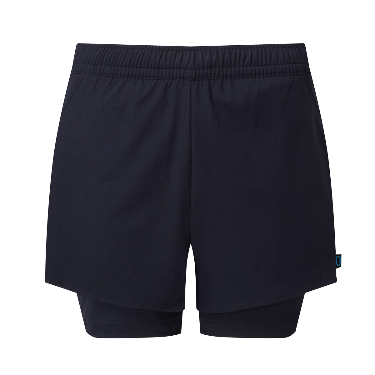 Girls 2-in-1 Running Short: Navy