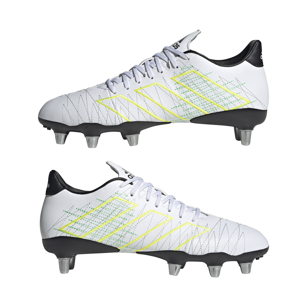 Adidas Kakari Elite SG Rugby Boots : White