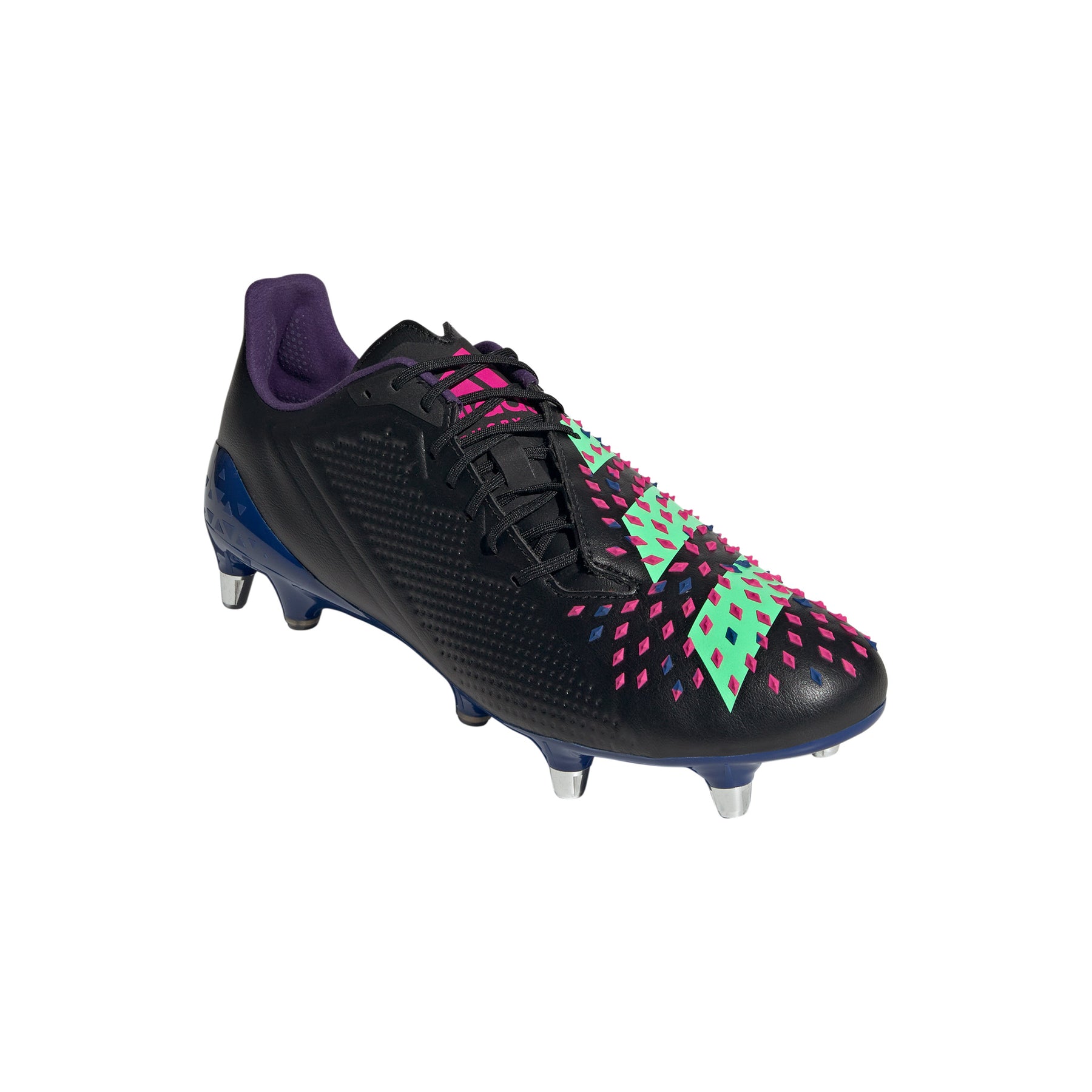 Adidas Rugby Predator Malice SG Rugby Boots 2022: Black